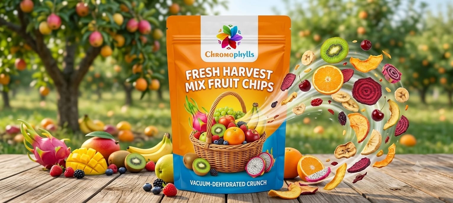 Mix Fruit Chips — Premium dehydrated fruit chips